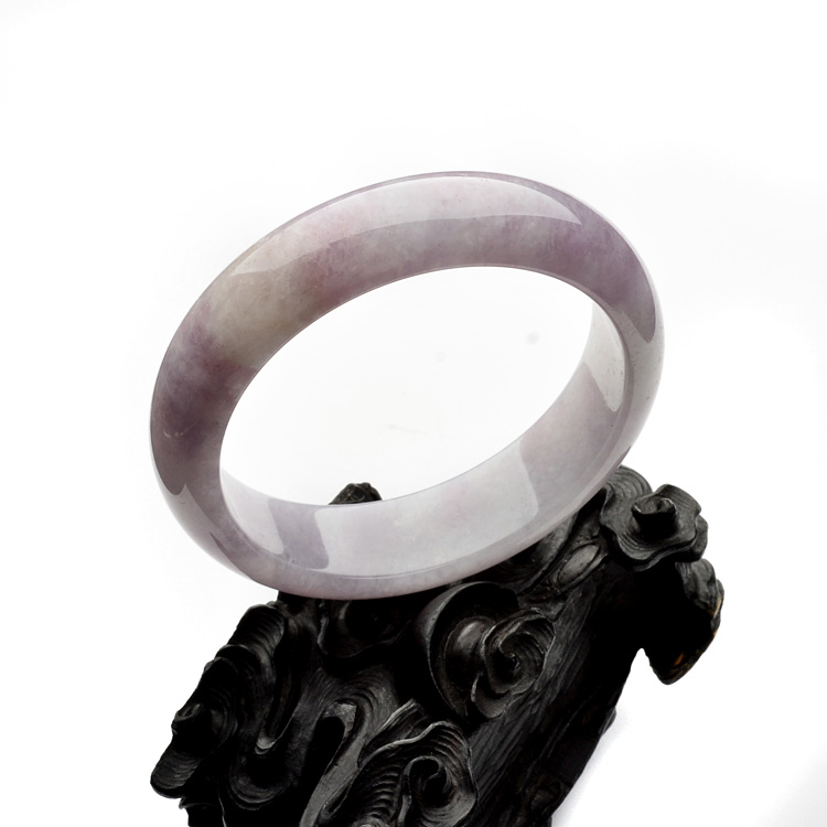 (超值推荐)糯冰种紫罗兰手镯(56.8mm)