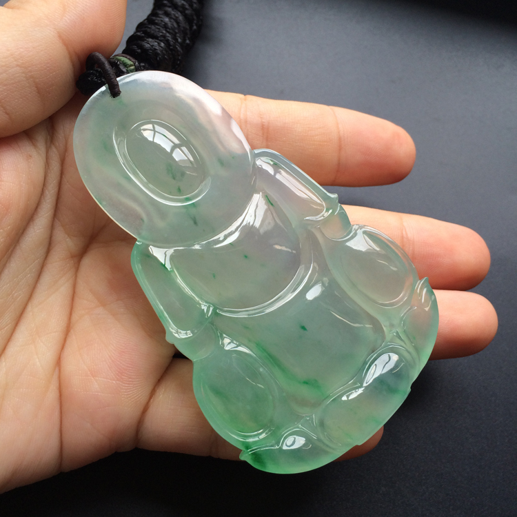 (超值推荐)冰种飘翠观音挂件