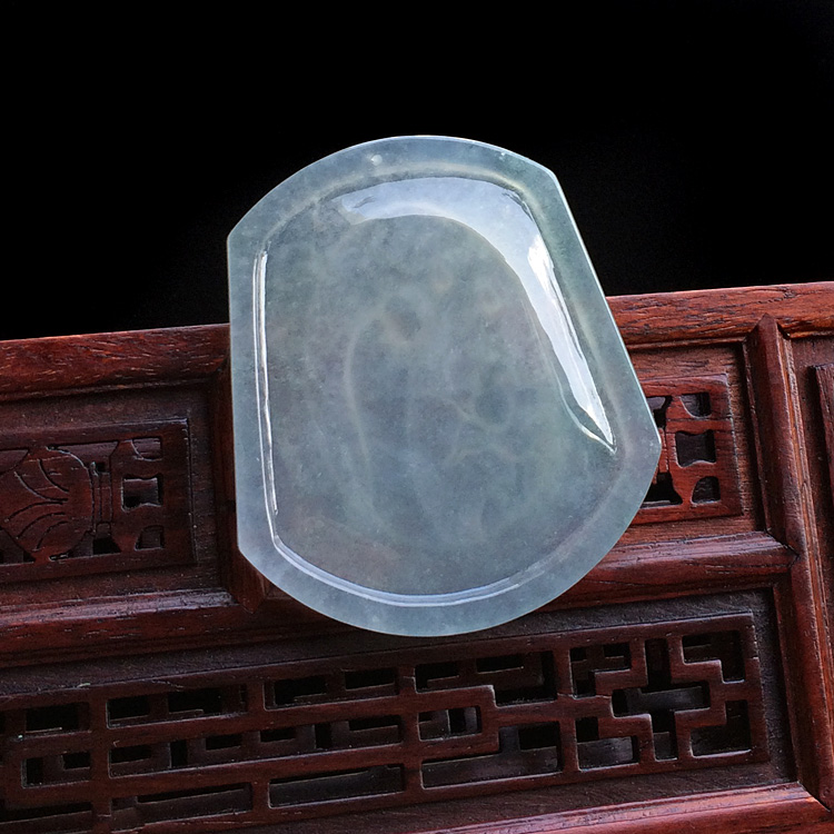 冰种晴水莲悟挂件