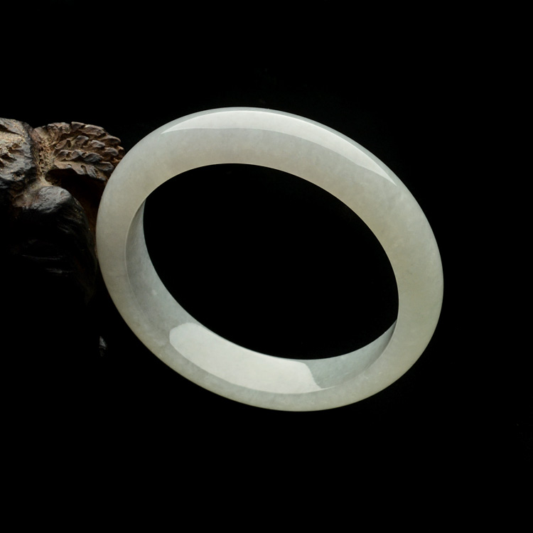 糯冰种晴水手镯(55.1mm)