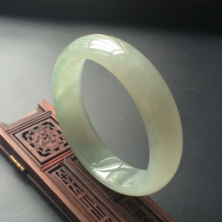 (超值推荐)糯冰种晴水手镯(59.6mm)