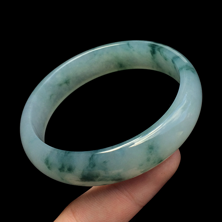 (超值推荐)冰种飘花手镯(59mm)