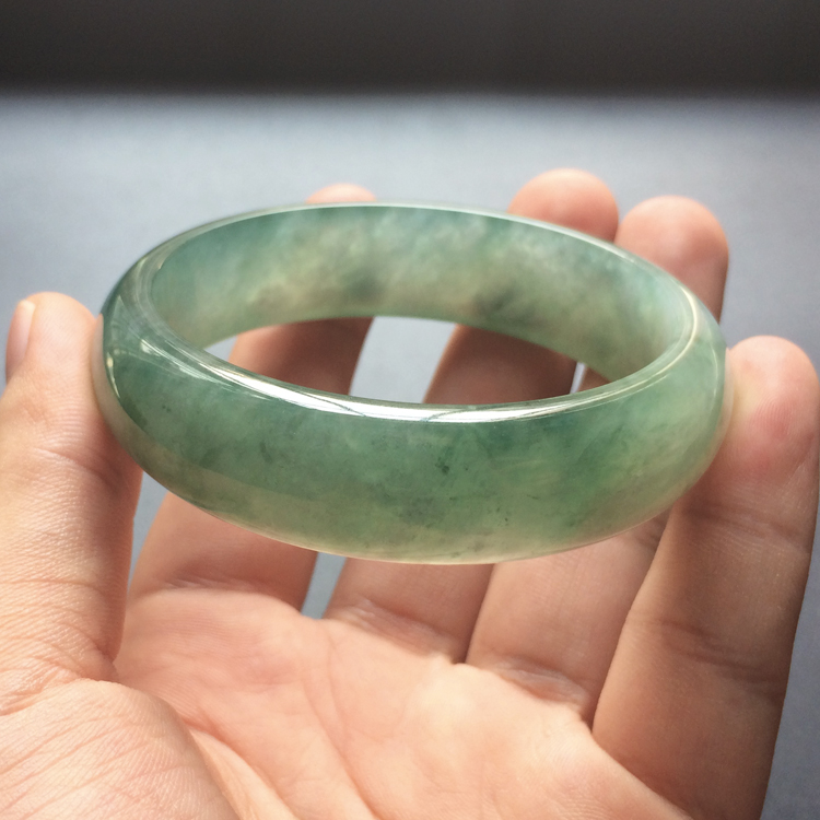 (超值推荐)糯冰种蓝晴水手镯(56.4mm）
