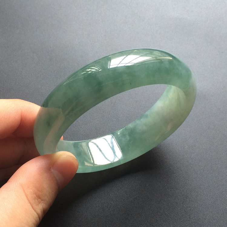 (超值推荐)糯冰种蓝晴水手镯(56.4mm）