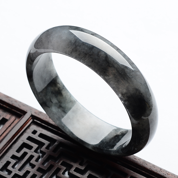 (超值推荐)乌鸡种水墨色手镯(56.5mm)