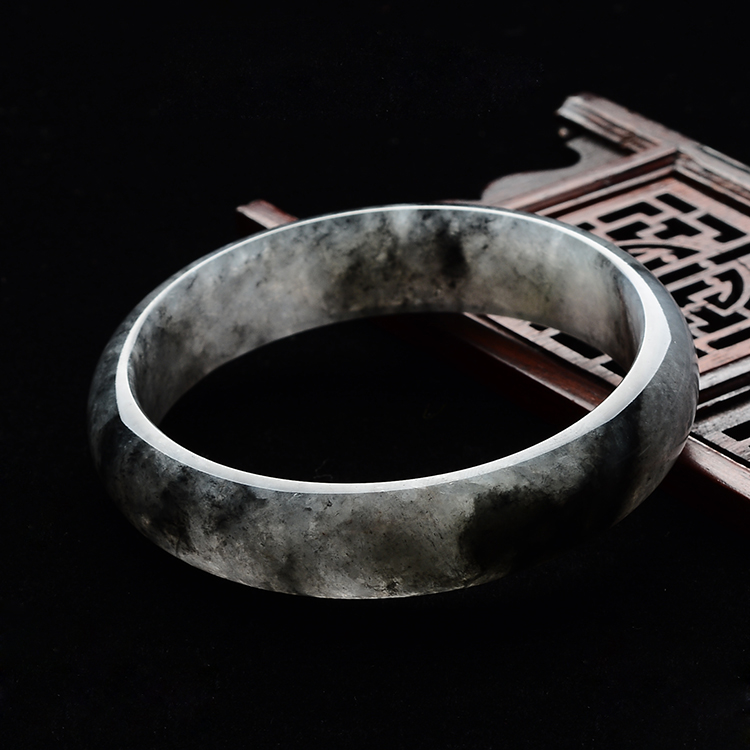 (超值推荐)乌鸡种水墨色手镯(59.8mm)
