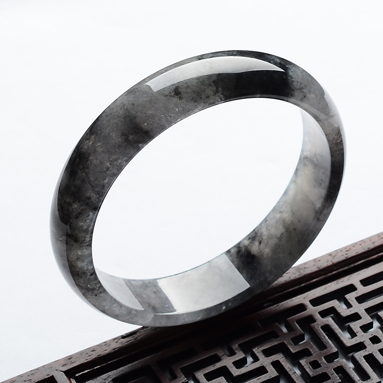 (超值推荐)乌鸡种水墨色手镯(59.8mm)