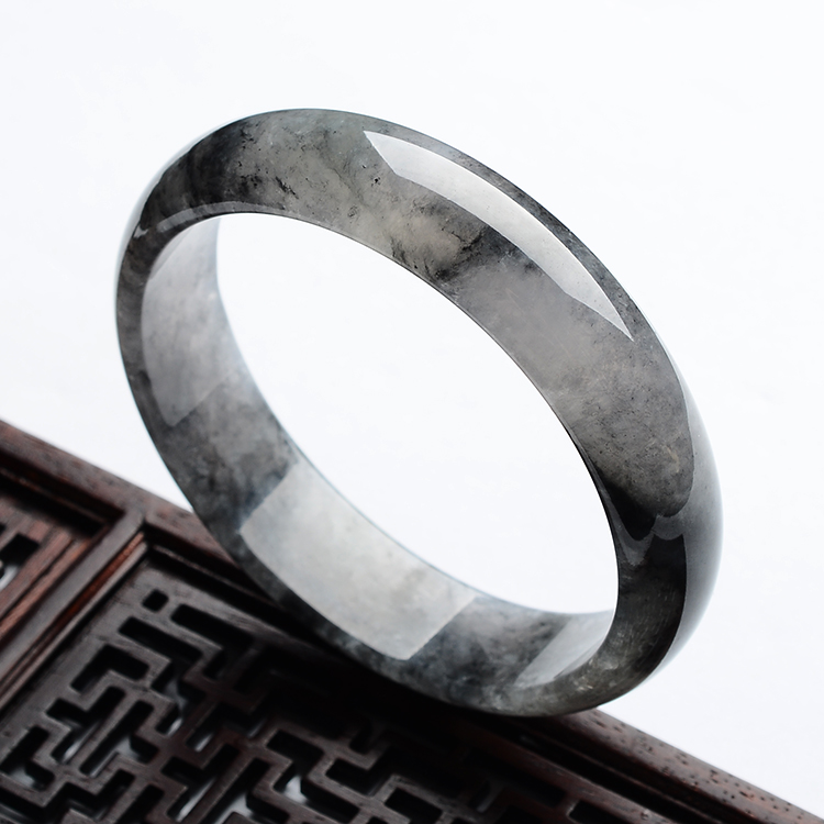 (超值推荐)乌鸡种水墨色手镯(59.8mm)