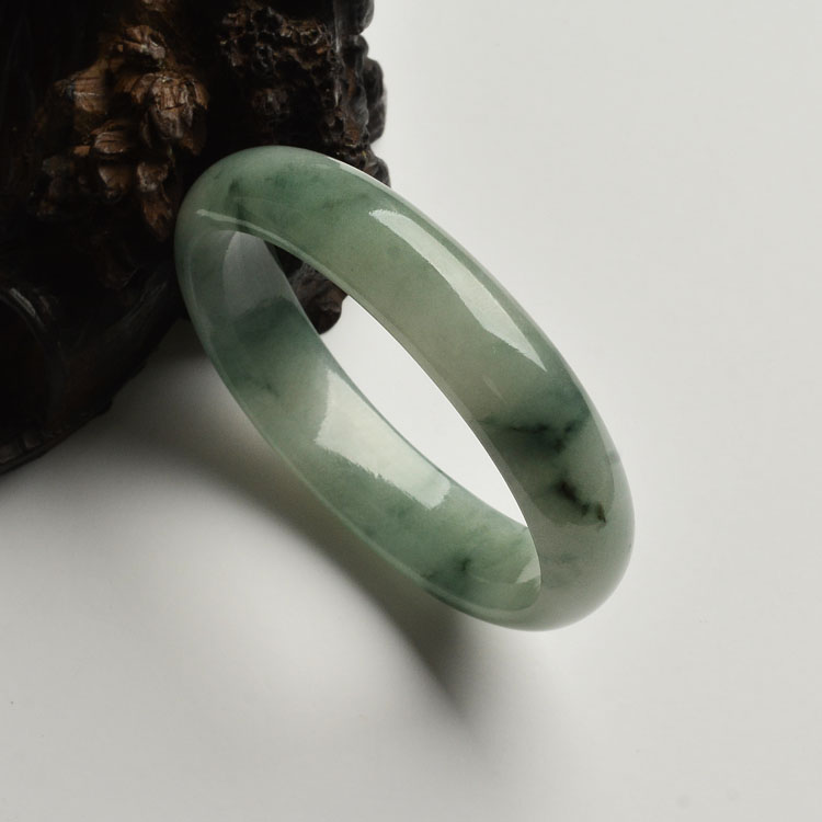 （超值推荐）糯冰种飘花贵妃镯（51mm-44mm）