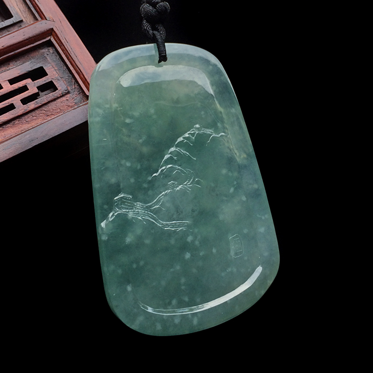 (超值推荐)冰种晴水一统天下挂件