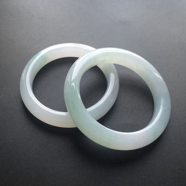 (超值推荐)糯冰种晴水童镯(一对)(40.8mm)