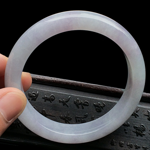糯冰种紫罗兰手镯（58mm）