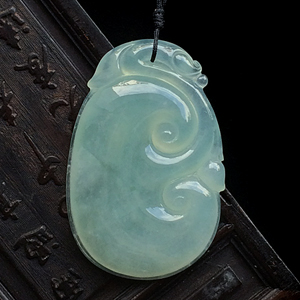 冰种晴水如意挂件