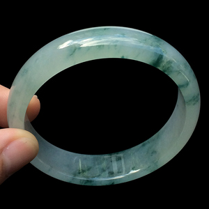 (超值推荐)冰种飘花手镯(59mm)