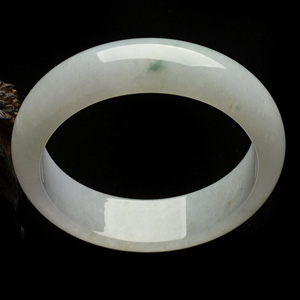 (超值推荐)糯冰种晴水淡紫罗兰手镯(58.6mm)