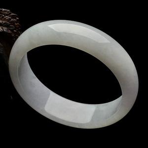 (超值推荐)糯冰种晴水淡紫罗兰手镯(51mm)