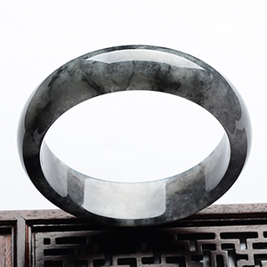 (超值推荐)乌鸡种水墨色手镯(56.5mm)