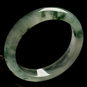 (超值推荐)冰种飘花手镯(54.8mm)