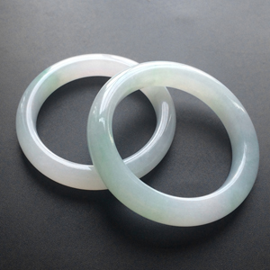 (超值推荐)糯冰种晴水童镯(一对)(40.8mm)
