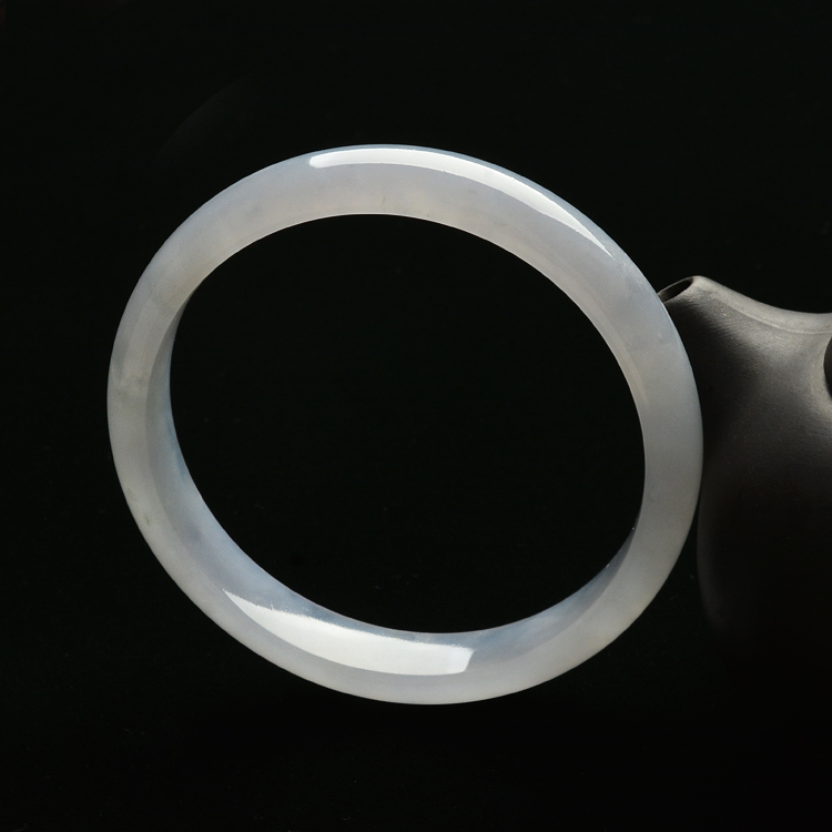 （超值推荐）糯冰种淡紫罗兰手镯（58.3mm）