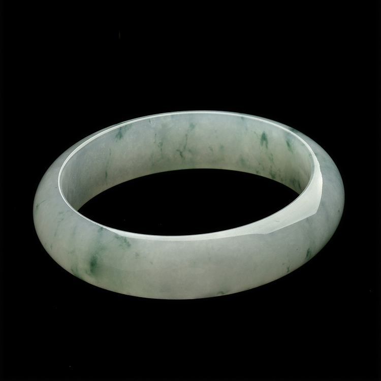 糯冰种飘花手镯（61.5mm）