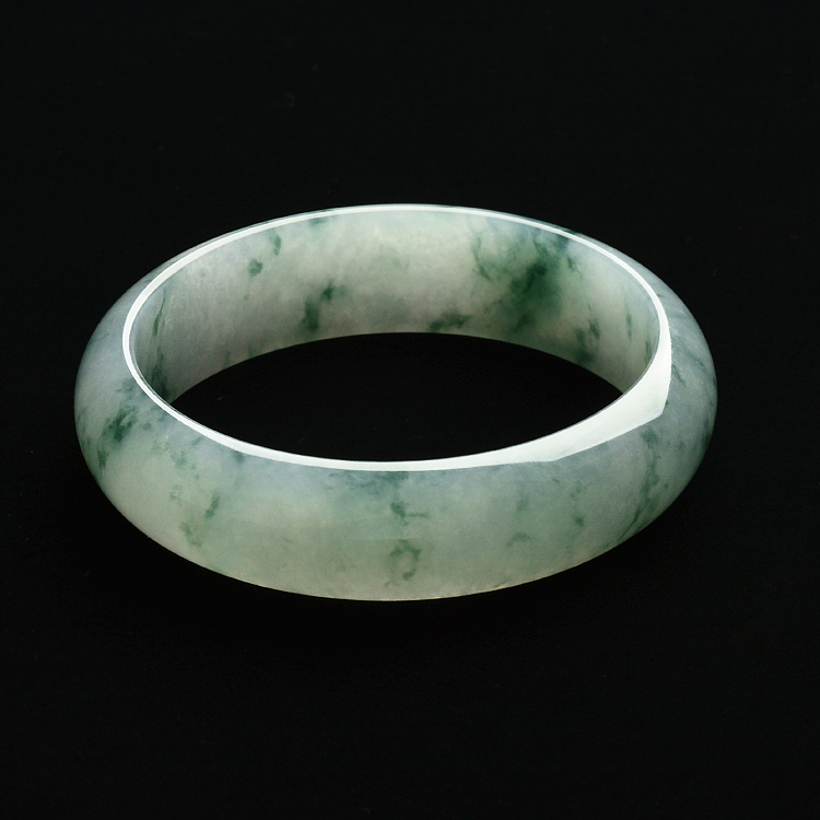 糯冰种飘花手镯（61mm）