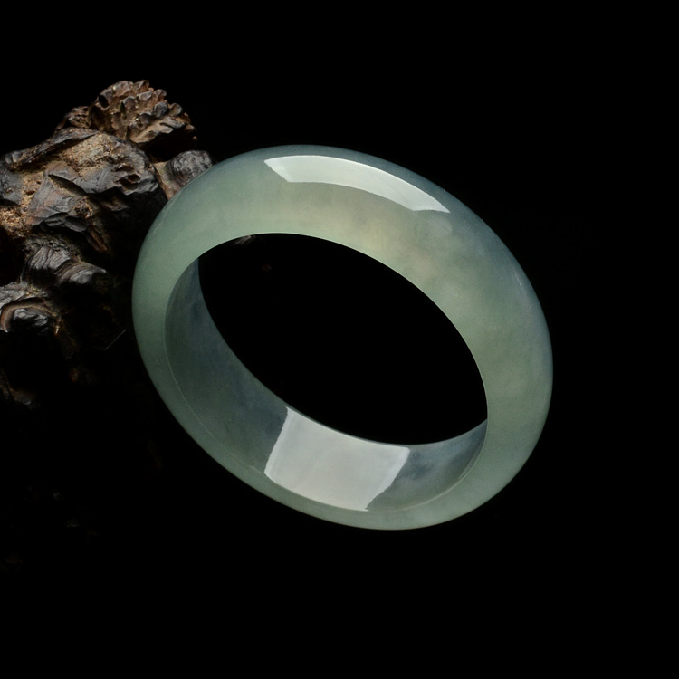 (超值推荐)冰种晴水贵妃手镯(58.6-51mm)