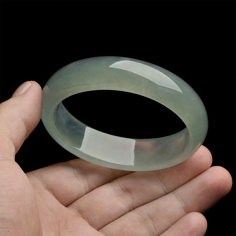 (超值推荐)冰种晴水贵妃手镯(58.6-51mm)