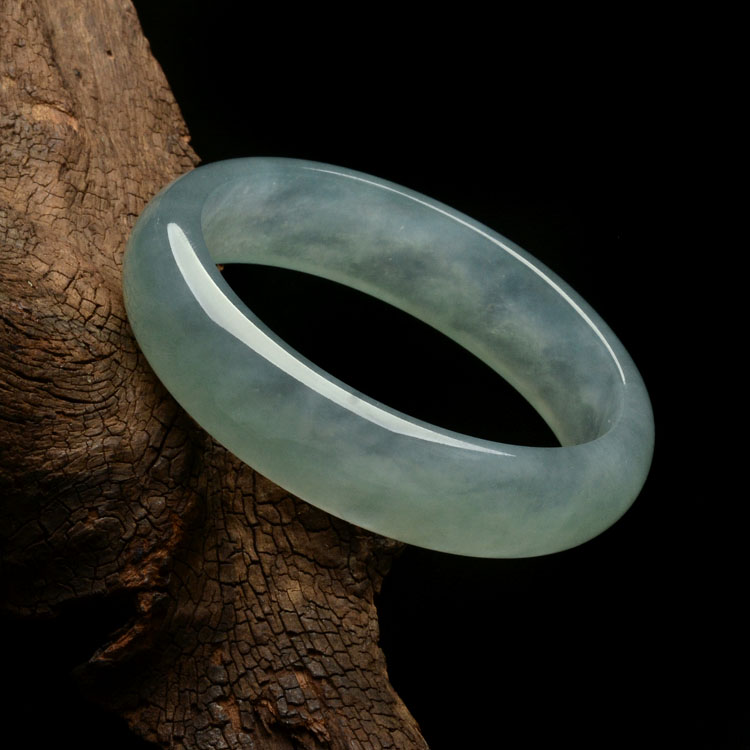 (超值推荐)冰种晴水贵妃手镯(58.6-51mm)