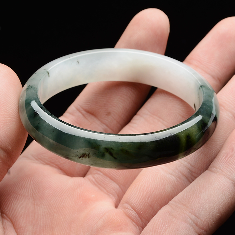 (超值推荐)冰种飘花贵妃镯(51.3mm-47mm)