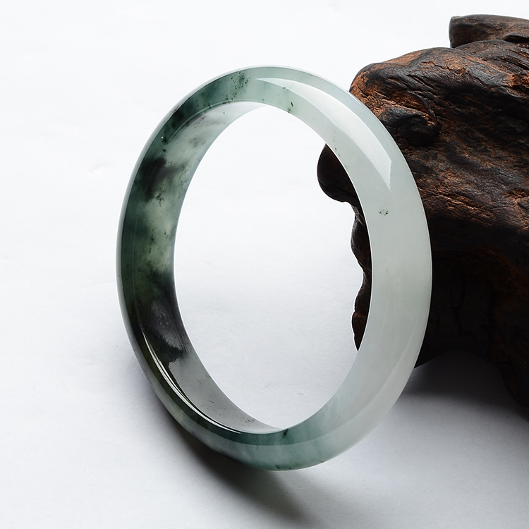 (超值推荐)冰种飘花贵妃镯(51.3mm-47mm)