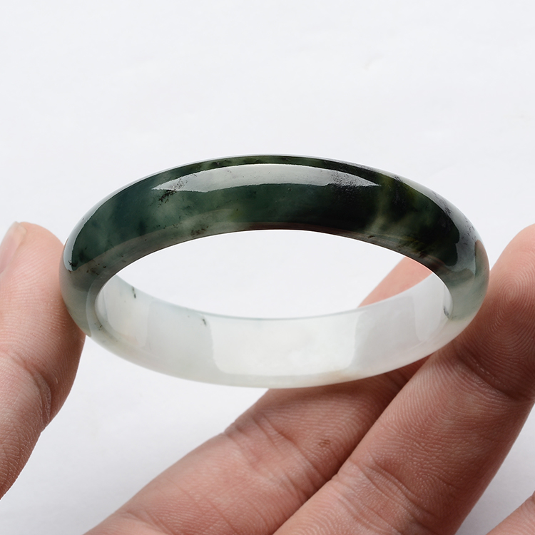 (超值推荐)冰种飘花贵妃镯(51.3mm-47mm)