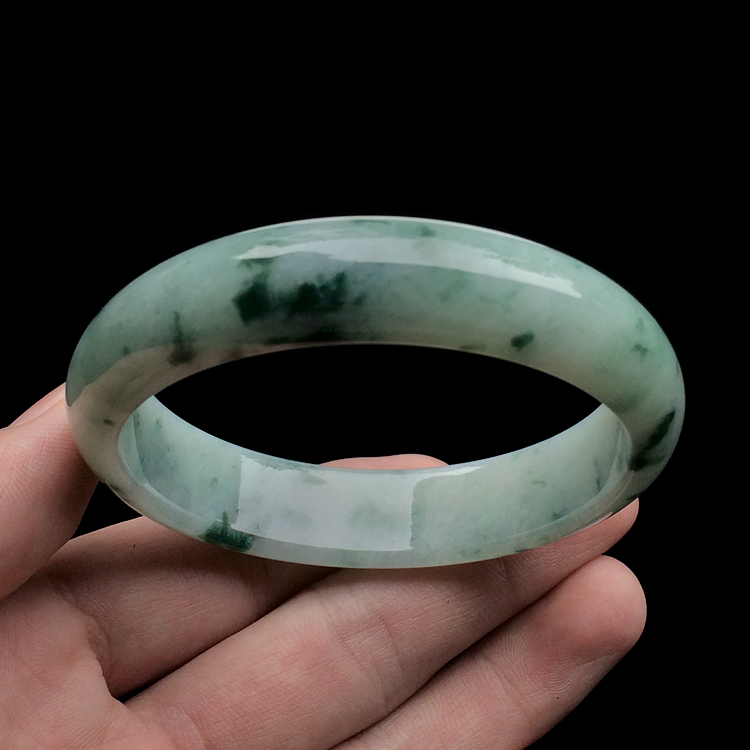 糯冰种飘花手镯（58mm）