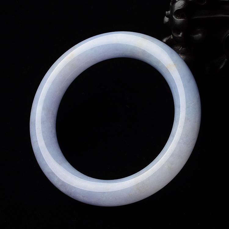 (超值推荐)糯冰种紫罗兰圆条手镯(55.7mm)