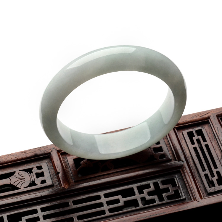 糯冰种晴水手镯（58.4mm）