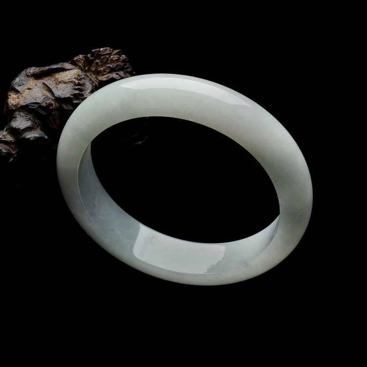 糯冰种晴水手镯（58.4mm）