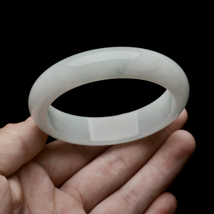 糯冰种晴水手镯（58.4mm）