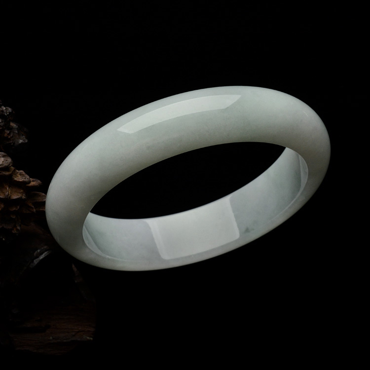 糯冰种晴水手镯（58.4mm）