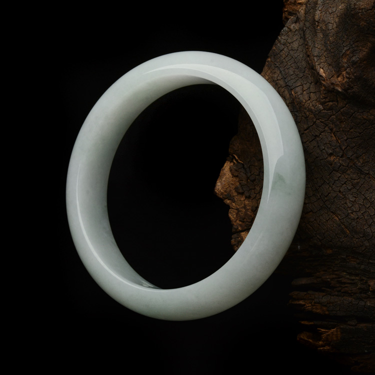 糯冰种晴水手镯（58.4mm）