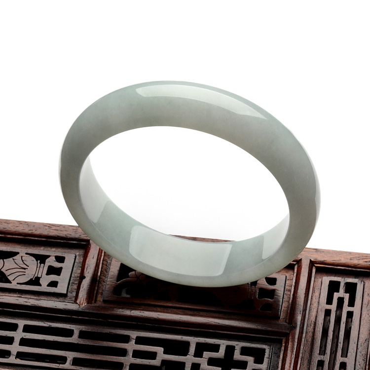 糯冰种晴水手镯（58.4mm）