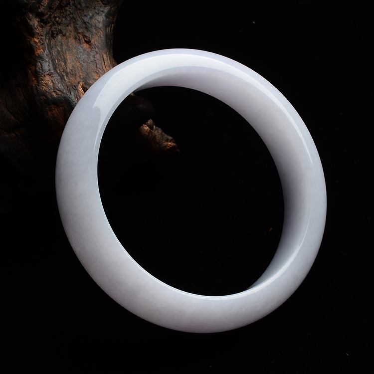 (超值推荐)糯冰种淡紫罗兰手镯(57.3mm)