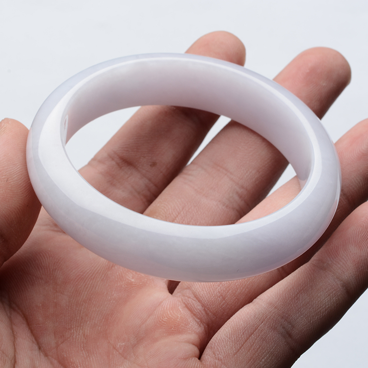 (超值推荐)糯冰种淡紫罗兰手镯(57.3mm)