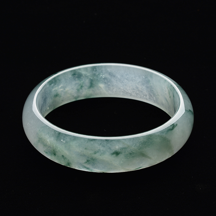 (超值推荐)冰种飘花贵妃镯(56.5mm-49mm)