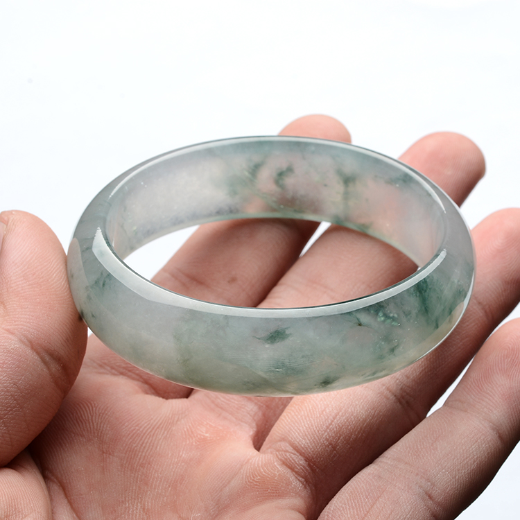 (超值推荐)冰种飘花贵妃镯(56.5mm-49mm)