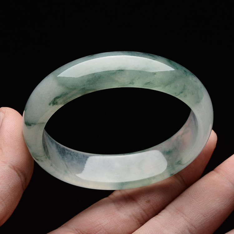(超值推荐)冰种飘花贵妃镯(56.5mm-49mm)