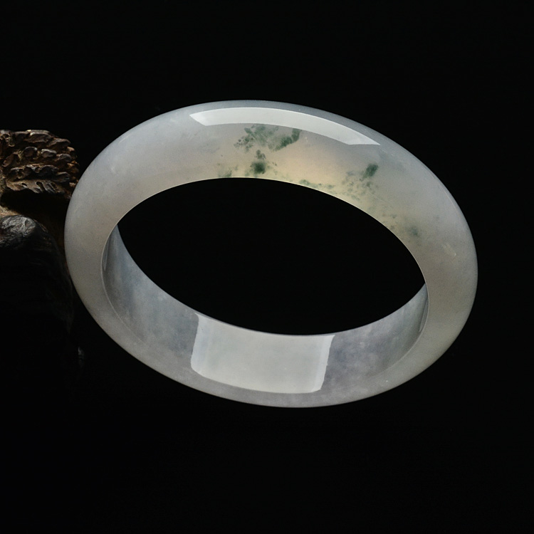 （超值推荐）冰种飘花手镯（58mm）