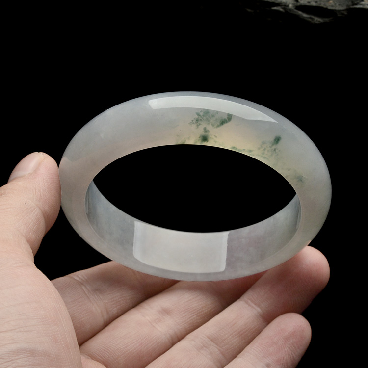 （超值推荐）冰种飘花手镯（58mm）