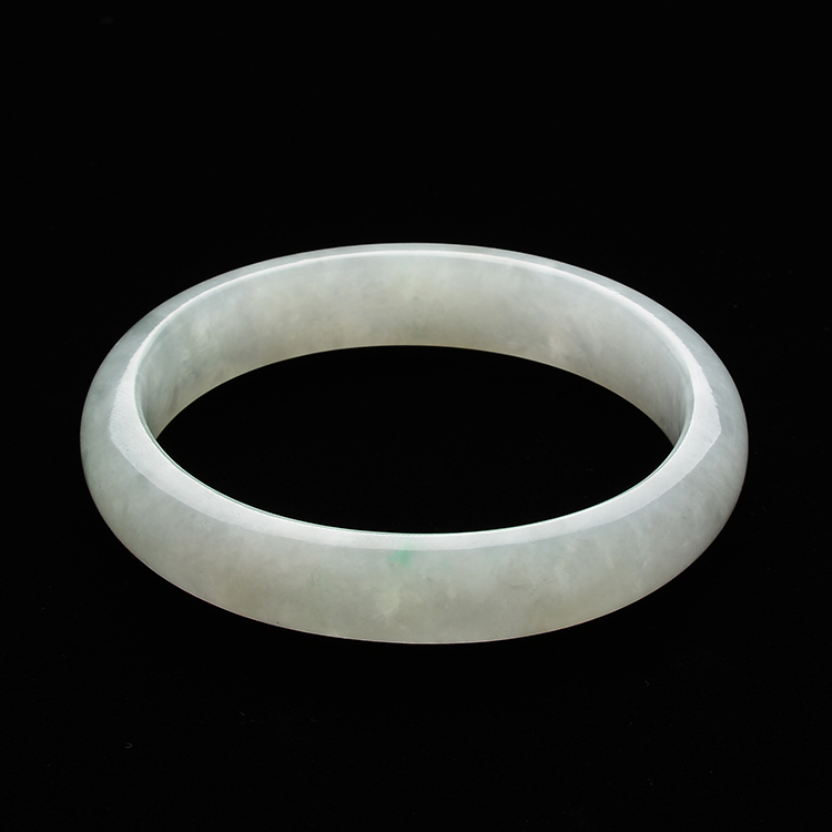糯冰种晴水贵妃镯(57mm-49mm)