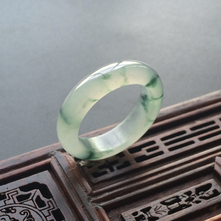 (超值推荐)冰种飘花指环