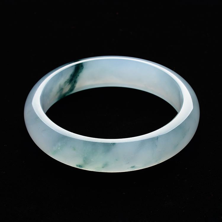 (超值推荐)冰种飘花手镯(55.6mm）